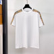 BURBERRY 버버리 650856 체크 패널 코튼 반팔 2COLOR