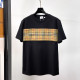 BURBERRY 버버리 650860 체크 패널 코튼 반팔 3COLOR