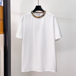 BURBERRY 버버리 650861 체크 크루넥 코튼 반팔 3COLOR