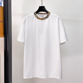 BURBERRY 버버리 650861 체크 크루넥 코튼 반팔 3COLOR