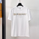 BURBERRY 버버리 650865 체크 자수 패치 로고 코튼 반팔 2COLOR