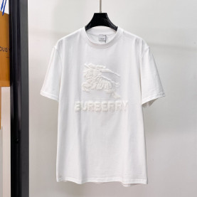 BURBERRY 버버리 650866 EKD 핸들 자수 로고 코튼 반팔 2COLOR