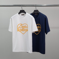 LOUIS VUITTON 루이비통 하트레터링 코튼 반팔티
