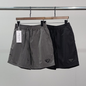 PRADA 프라다 로고와펜 메탈 나일론 5부 팬츠