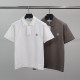 MONCLER 몽클레어 와펜 포인트 지퍼넥 반팔 카라 니트