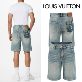 LOUIS VUITTON 루이비통 모자이크 로고 하프진