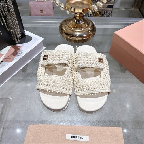 MIUMIU 미우미우 여성용 샌들 M98448 2COLOR