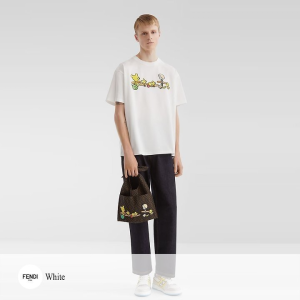 FENDI 펜디 실비아 앤 바게트 티셔츠