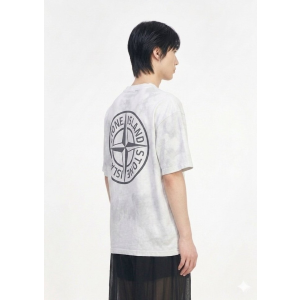 STONE ISLAND 스톤아일랜드 서클릿 로고 워싱 반팔 2COLOR