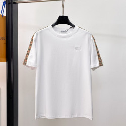 BURBERRY 버버리 650876 체크 패널 코튼 반팔 3COLOR