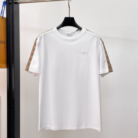 BURBERRY 버버리 650876 체크 패널 코튼 반팔 3COLOR