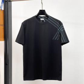 BURBERRY 버버리 650882 체크 디테일 코튼 반팔 2COLOR