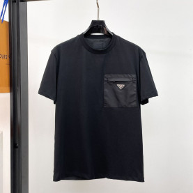 PRADA 프라다 650875 리나일론 포켓 코튼 반팔 2COLOR