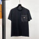 PRADA 프라다 650875 리나일론 포켓 코튼 반팔 2COLOR