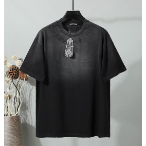 CHROME HEARTS 크롬하츠 650889 로고 크로스 워싱 반팔 2COLOR