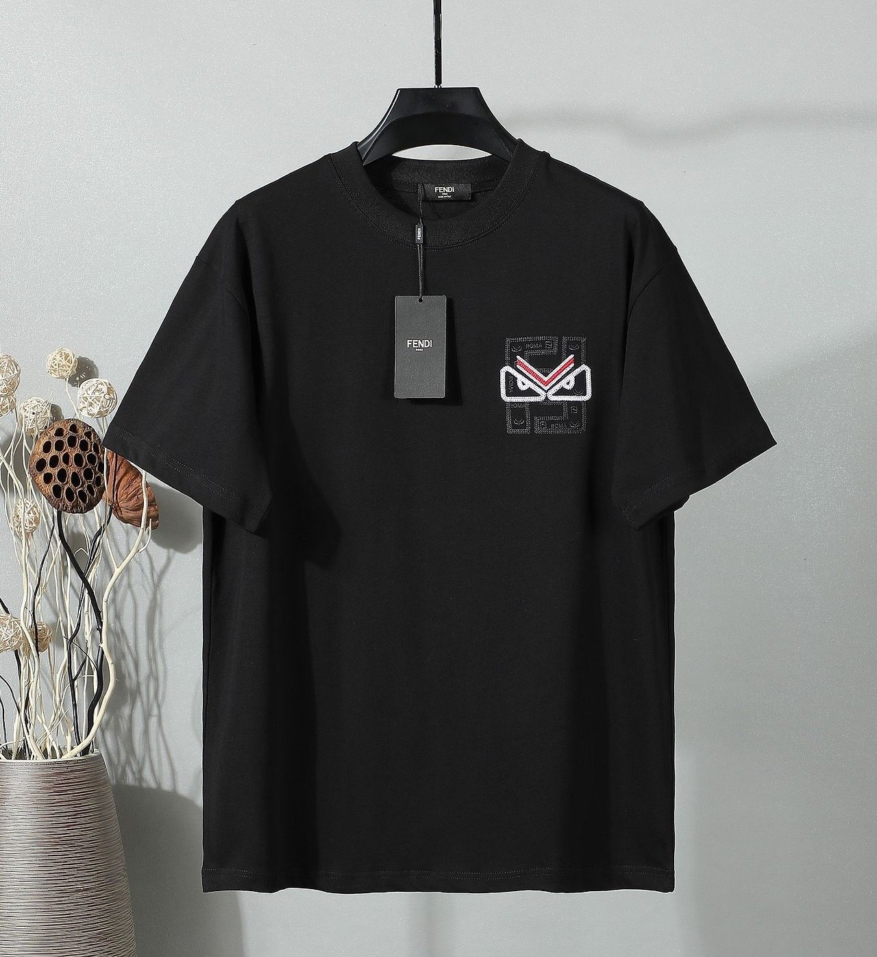 FENDI 펜디 650890 몬스터 아이 자수 로고 반팔 2COLOR