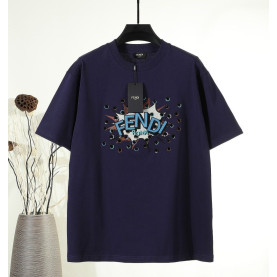 FENDI 펜디 650897 코믹스 자수 로고 반팔 2COLOR