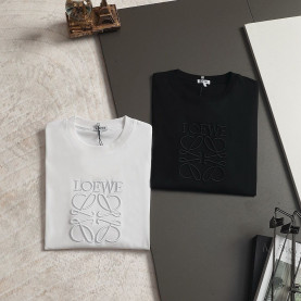 LOEWE 로에베 650948 아나그램 자수 로고 반팔