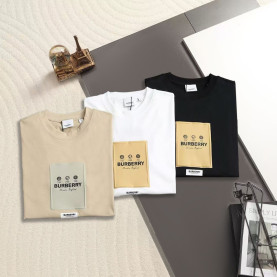 BURBERRY 버버리 650934 라벨 디테일 반팔