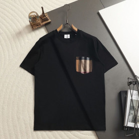 BURBERRY 버버리 650949 체크 포켓 반팔