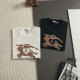 BURBERRY 버버리 650950 EKD 체크 자수 패치 로고 반팔