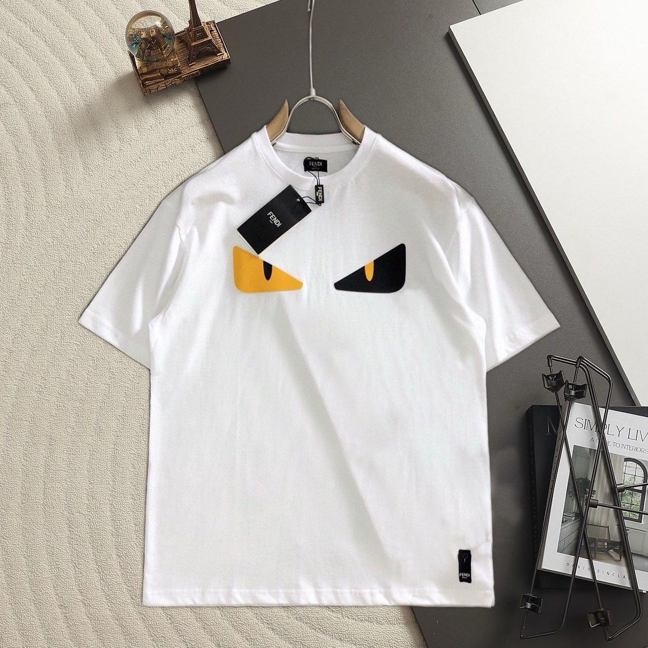 FENDI 펜디  650917 몬스터 아이 반팔 2COLOR