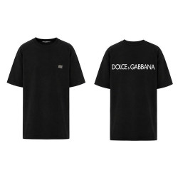 DOLCE & GABBANA 돌체앤가바나 밀라노 플레이트 반팔티