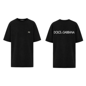 DOLCE & GABBANA 돌체앤가바나 밀라노 플레이트 반팔티