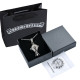 CHROME HEARTS 크롬하츠 스크롤 라벨 크로스 목걸이