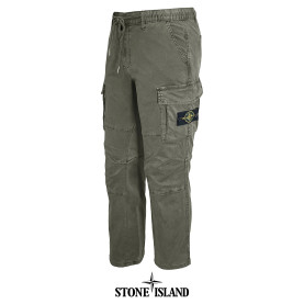 STONE ISLAND 스톤아일랜드 가먼트 다이 절개 스트레치 코튼 카고 팬츠 3COLOR