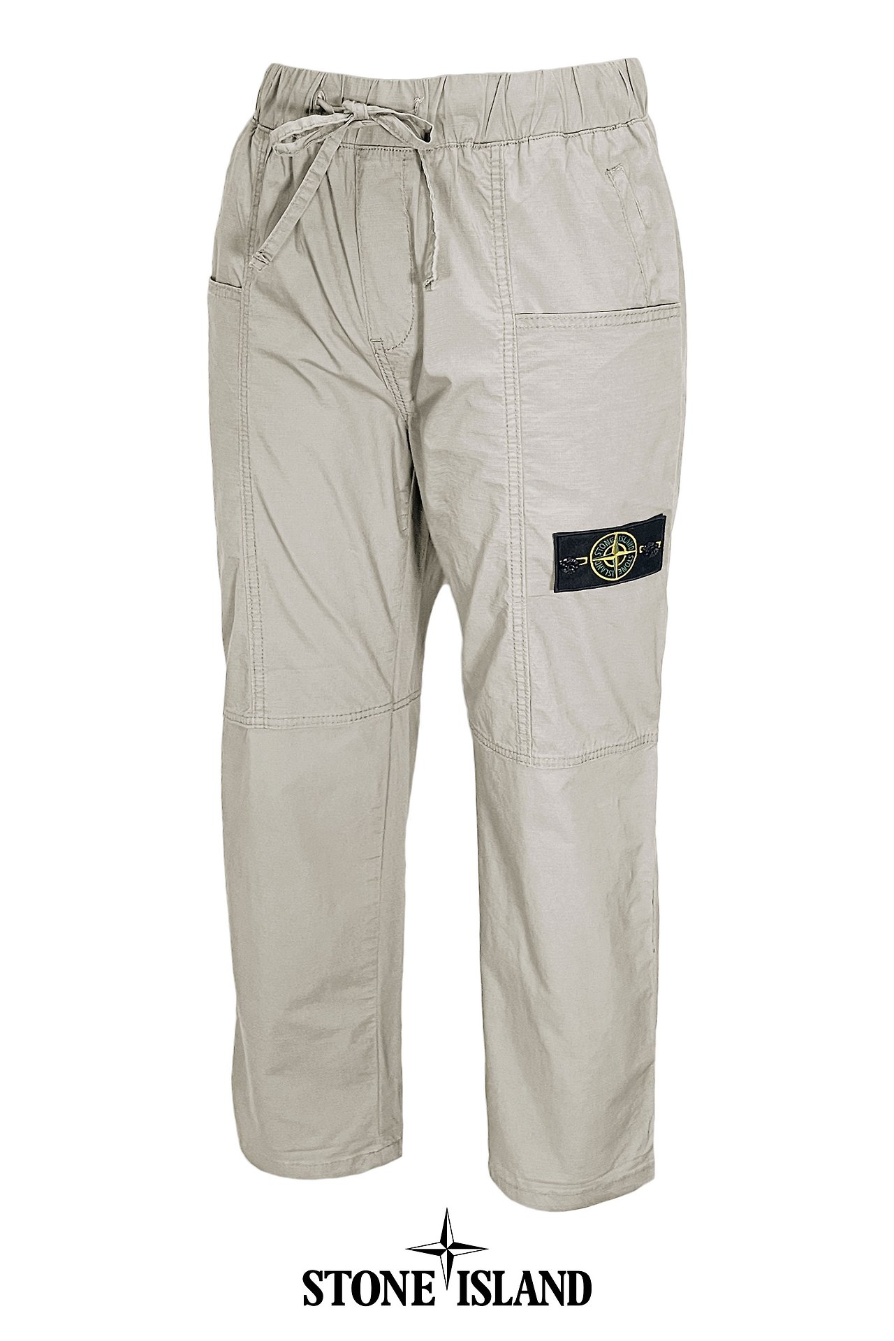 STONE ISLAND 스톤아일랜드 립스탑 워시드 와팬 스트레치 코튼 팬츠 4COLOR