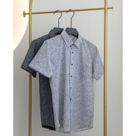 THOM BROWNE 톰브라운 그레인 패턴 남성 반팔 셔츠 2COLOR