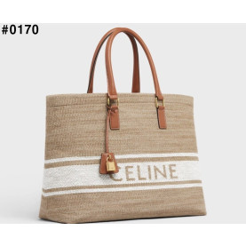 CELINE 셀린느 호리즌탈 카바스 로고 토트백