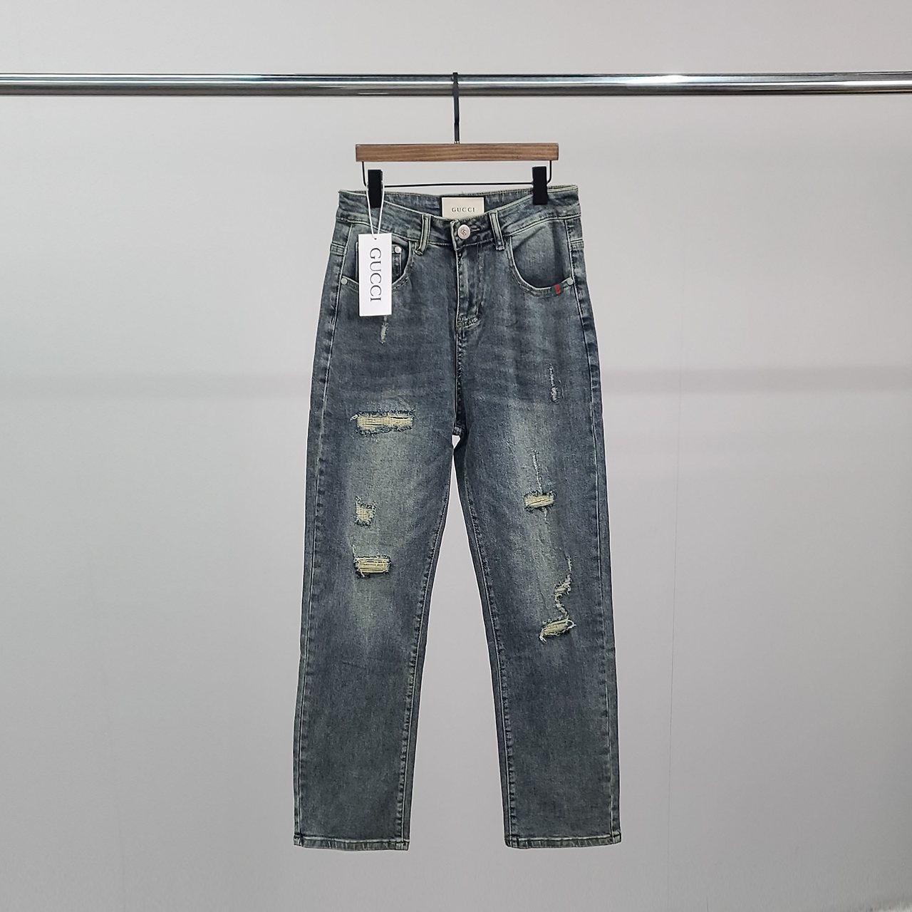 GUCCI 구찌 자가드 타이거 청바지 2COLOR