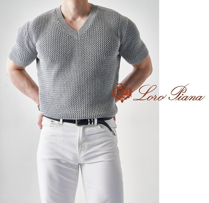 LOLOROPIANA 로로피아나 마레 디테일 V니트 7COLOR