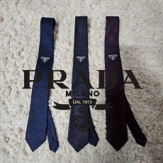 PRADA 프라다 체크 넥타이