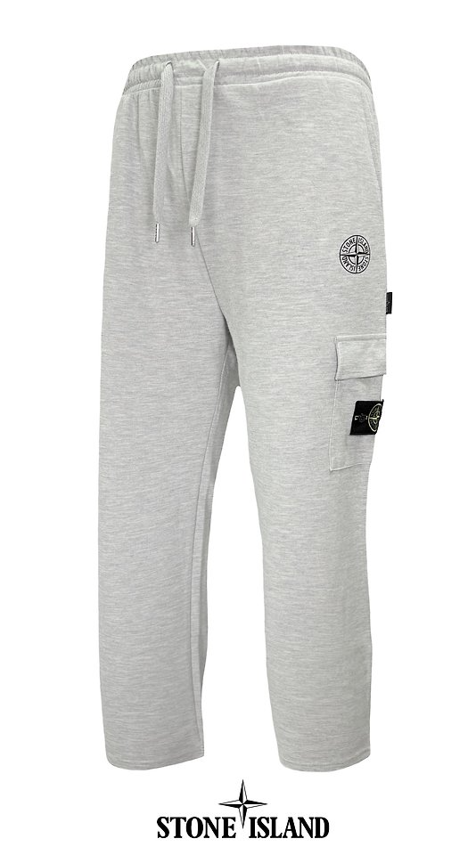 STONE ISLAND 스톤아일랜드 컴퍼스 로고 와팬 카고 세미와이드 핏 밴딩 팬츠 2COLOR