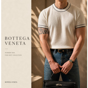 BOTTEGA VENETA 보테가베네타 링거 니트반팔 4COLOR