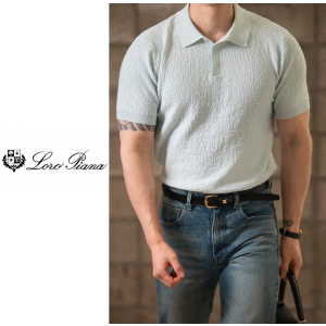 LOLOROPIANA 로로피아나 썸머부클 니트반팔 4COLOR