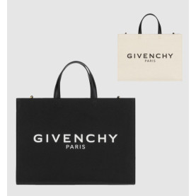 GIVENCHY 지방시 캔버스 미듐 G 토트백 2COLOR