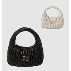 MIUMIU 미우미우 완더 마테라쎄 나파 가죽 호보백 5BC125 7COLOR