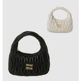 MIUMIU 미우미우 완더 마테라쎄 나파 가죽 호보백 5BC125 7COLOR