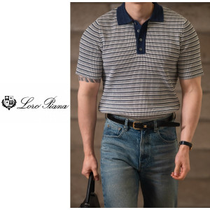 LOLOROPIANA 로로피아나 미스티 니트반팔 2COLOR