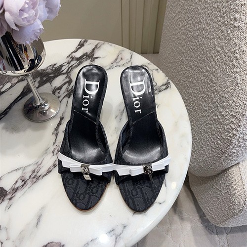 DIOR 디올 여성용 슬리퍼 (굽높이8.5CM) D10244 2COLOR