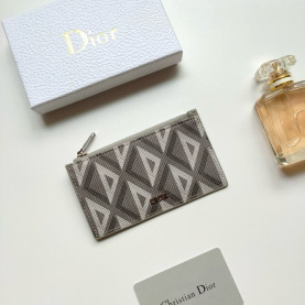 DIOR 디올 지퍼 카드지갑