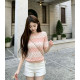 LOUIS VUITTON 루이비통 33039 모노그램 올오버 블록 니트 반팔 3COLOR