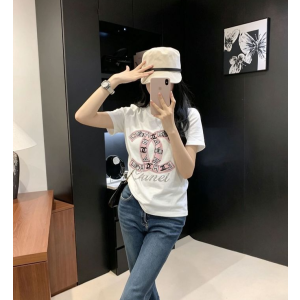 CHANEL 샤넬 33046 알파벳 CC 로고 반팔 6COLOR