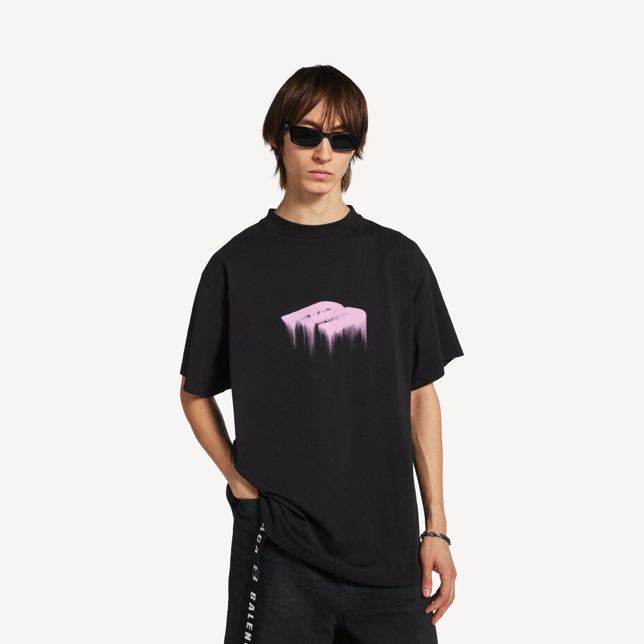 BALENCIAGA 발렌시아가 웻 브러시 반팔 티셔츠 2COLOR