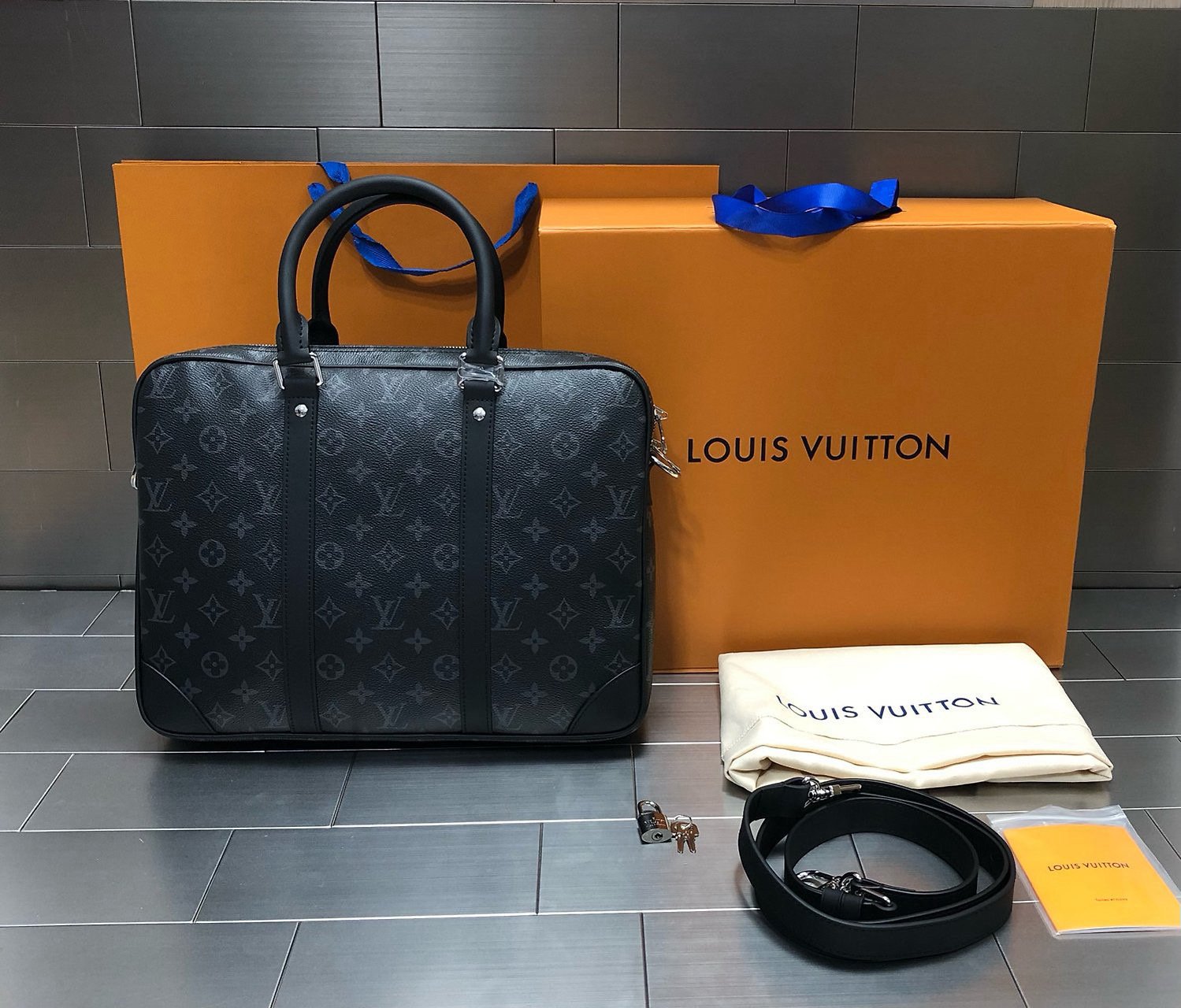 LOUIS VUITTON 루이비통 포르트 도큐멍 보야주 브리프케이스