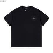 CHROME HEARTS 크롬하츠 홀스슈 크로스 플레임 반팔 티셔츠